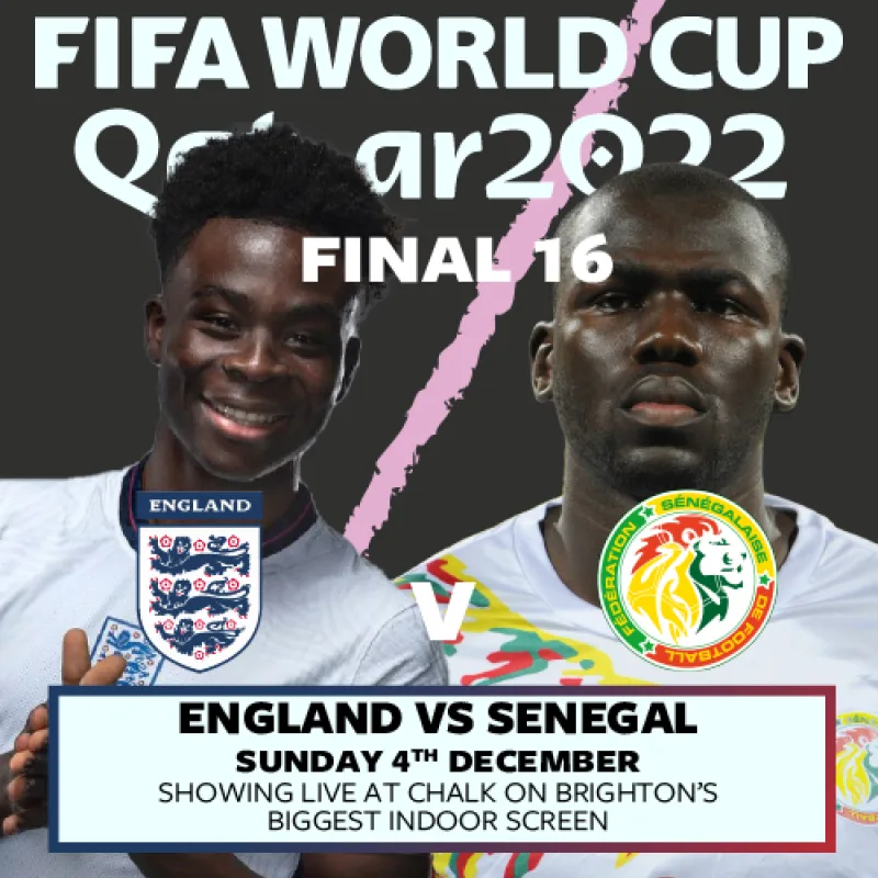 ENGLAND VS SENEGAL WORLD CUP SCREENING
