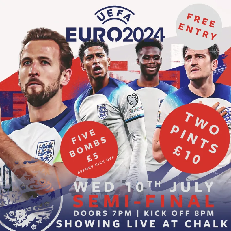 Euros 2024 Semi-Final Screening (free entry)