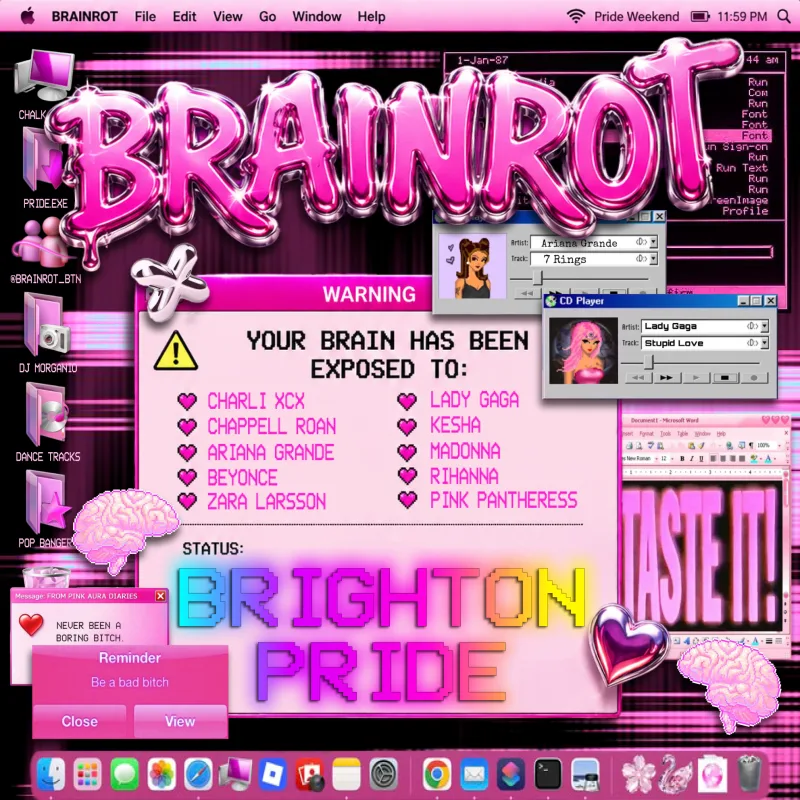 BRAINROT: BRIGHTON PRIDE SATURDAY